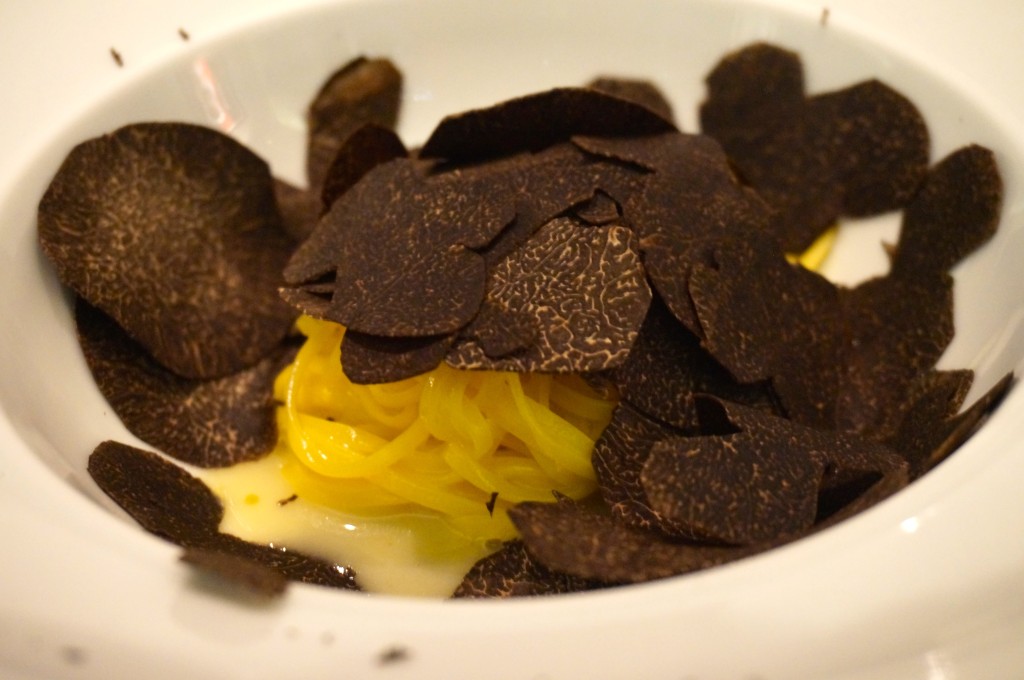 Truffles on top of truffles on top of truffles. Oh, there's pasta, too? (at 8 1/2 Otto e Mezzo Bombana)