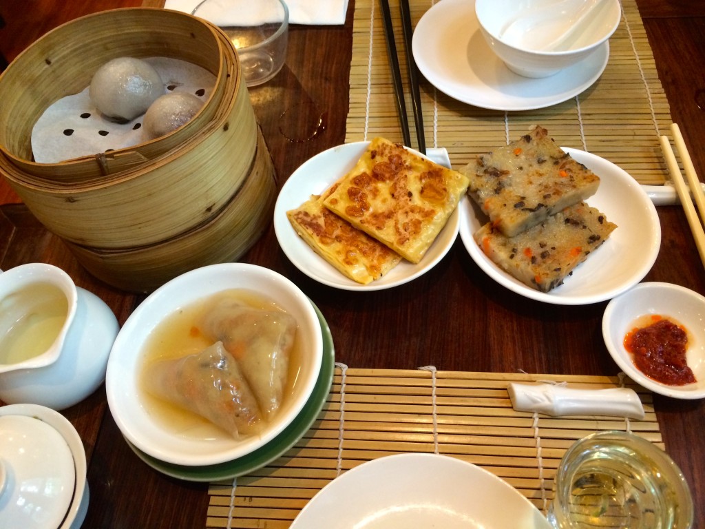 Vegetarian dim sum at Lock Cha Tea House