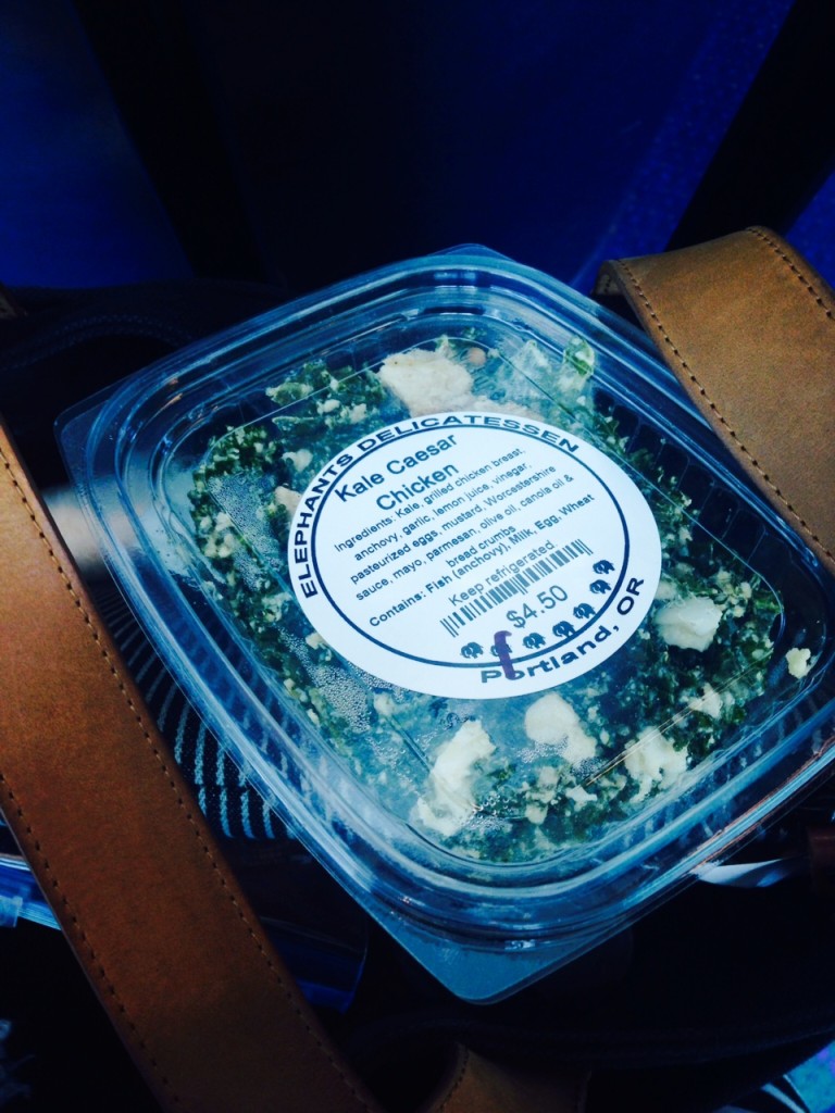 Kale Caesar Salad at Elephants Delicatessen. Photo by Claire Coffee.