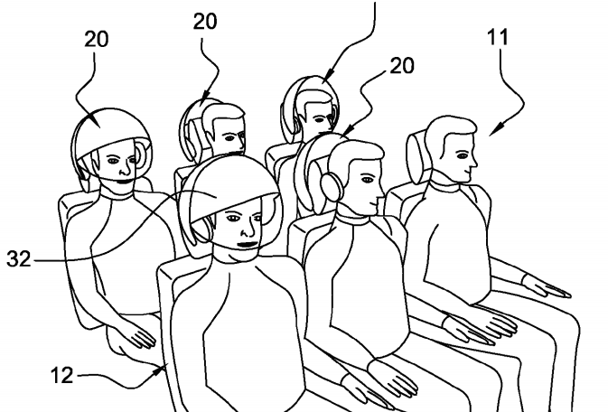 a group of people sitting in a row