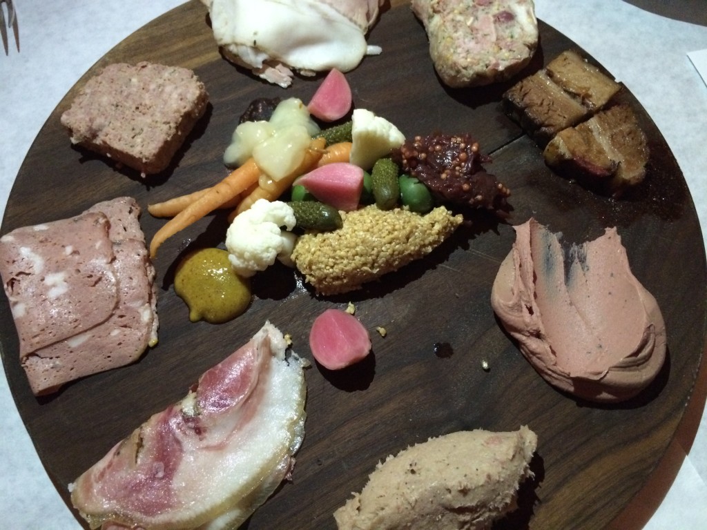 Kris Morningstar's charcuterie plate at Terrine would make any French citizen proud.
