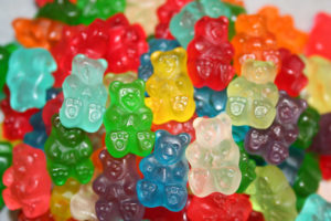 a group of gummy bears
